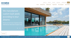 Desktop Screenshot of niveko-pools.com